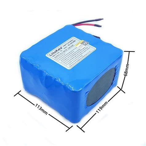 24v 12ah Lithium Ion Battery Pack 252v 12000ma 6s 3p Rechargeable Battery Dr Techlove