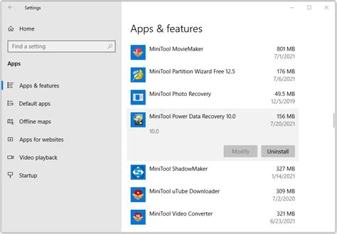 Use Add Or Remove Programs To Uninstall Apps Windows 1011 Minitool