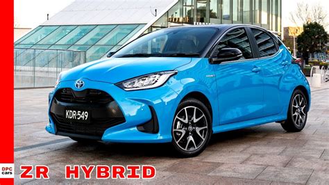 2020 Toyota Yaris Zr Hybrid In Blue With Optional Black Roof