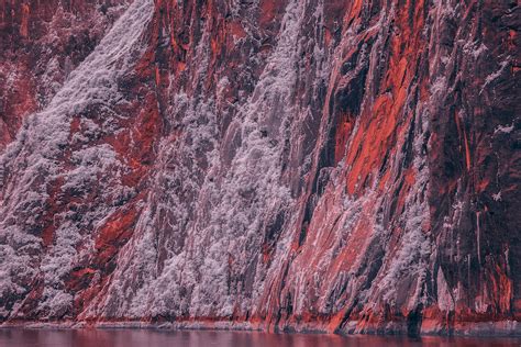 Mysterious Infrared Photography Transforms Alaskan Fjord Into Another