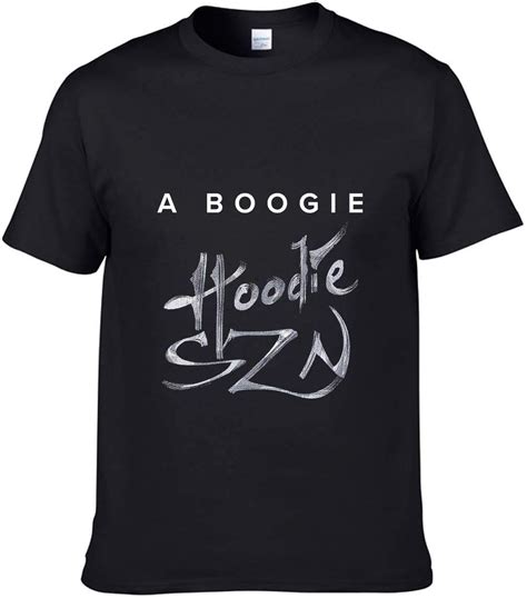 A Boogie Wit Da Hoodie Mens T Shirt Black L Uk Clothing