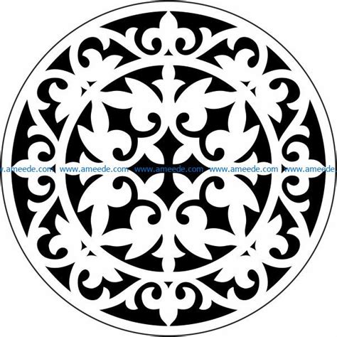 Decorative Motifs Circle E0009722 File Cdr And Dxf Free Vector Download