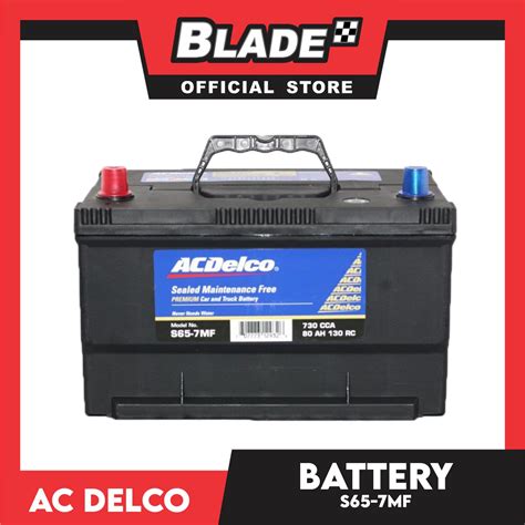 Acdelco Battery Smf S65 7mf Premium Car And Truck Battery Bladeph