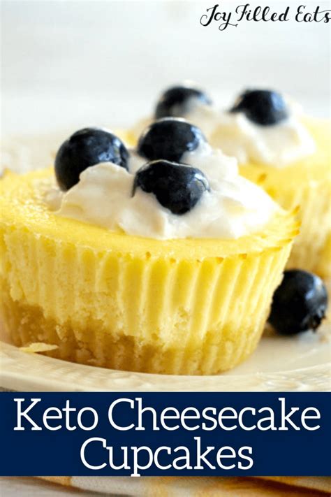 Keto Cheesecake Cupcakes Low Carb Gluten Free Joy Filled Eats