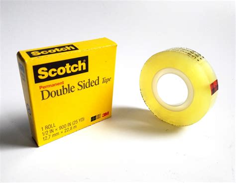 3m Scotch 665 Double Sided Adhesive Tape High Clear 127mm228m In