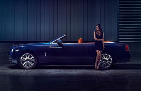 Rolls Royce Dawn Model Posing Wallpaperhd Cars Wallpapers4k