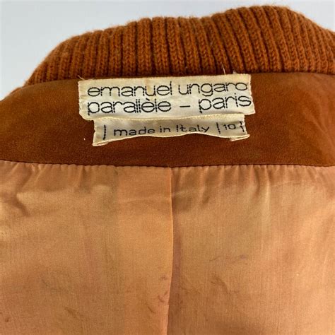 70s Vintage Emanuel Ungaro Suede Leather Jacket Etsy