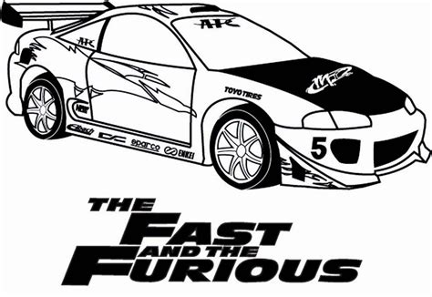 Fast And The Furious Coloring Pages BrycenoiBond