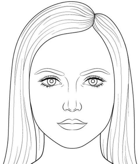 Como Desenhar Um Rosto Feminino E Masculino Simple Face Drawing