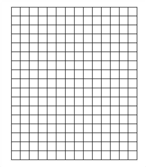 Grid Paper Printable Preschool Charts Geometric Coloring Pages House