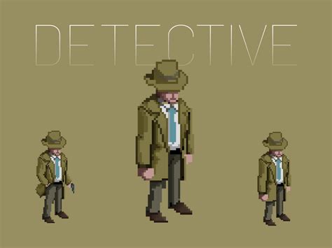 Detective Pixel Art By 350 Agency On Dribbble