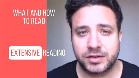 Extensive Reading What And How To Read Youtube