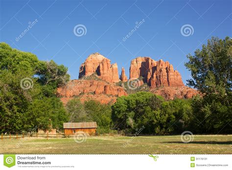 Cathedral Rock Sedona Arizona Stock Image Image Of