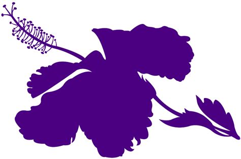 Free Free 126 Silhouette Hibiscus Flower Svg SVG PNG EPS DXF File