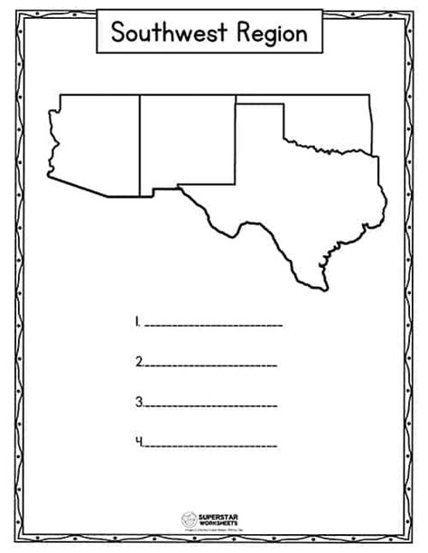 Southwest Region Of The United States For Kids