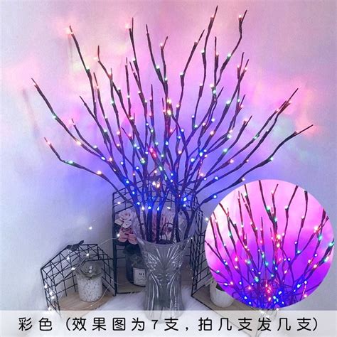 Ins Willow Tree Branch Fairy String Light 20 Led Bulbs Christmas Home