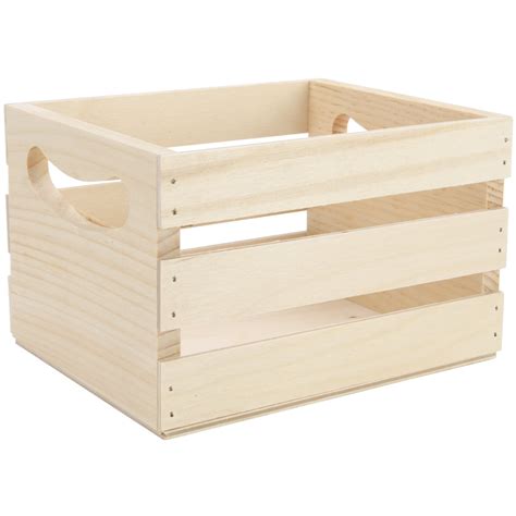Mini Wooden Crate Whandles 65x53x425 Walmart Canada