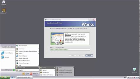 Installing Microsoft Works 85 On Windows Flp Sp2 Youtube