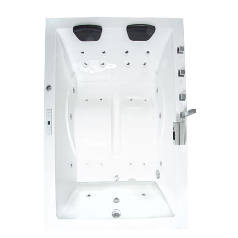 Basera® Classic Indoor Whirlpool Badewanne Xxl Wave 190 X 140 Cm Für 2 Personen Mit 24