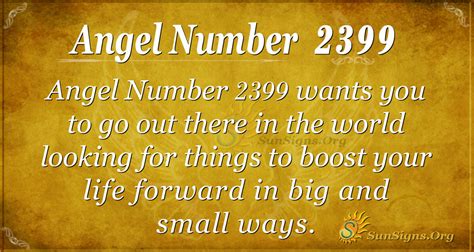 Angel Number 2399 Meaning Do Not Self Yourself Short Sunsignsorg