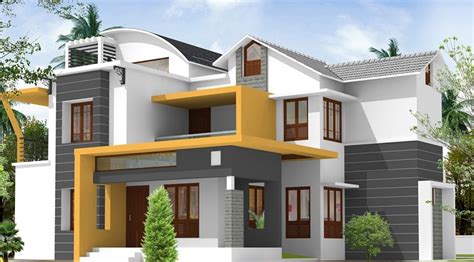 Exteriors On Indian Home Design Modern Exterior And