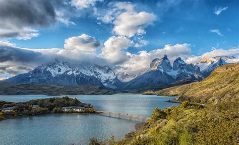 Images Chile Lake Pehoe Torres Del Paine National Park Nature