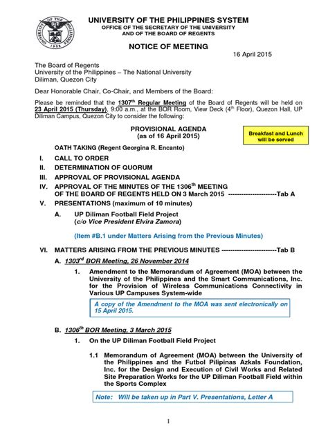 1307th Board Of Regents Meeting Provisional Agenda Pdf Further
