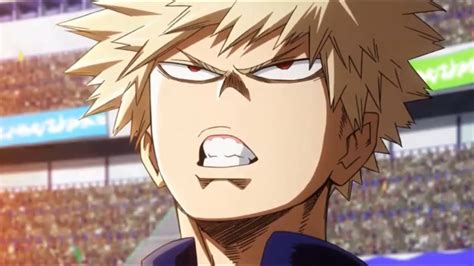 My Hero Academia Sneering Bakugou Blank Template Imgflip