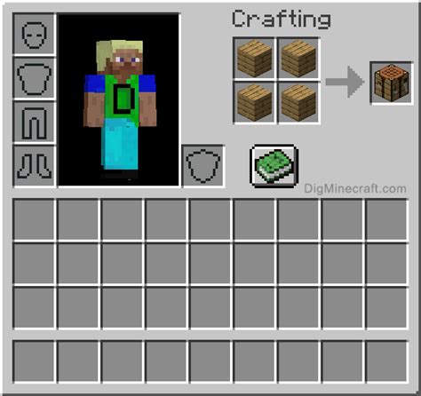 How To Make A Crafting Table In Minecraft Pc Demo Speakcool
