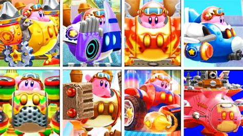 Kirby Planet Robobot All Robobot Armor Modes Youtube