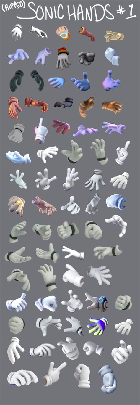 Gotta Draw Fast Sonic Hands By Gigi D These Are Ripped 3 D