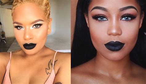 Bn Beauty Rock A Bold Black Lip With These Makeup