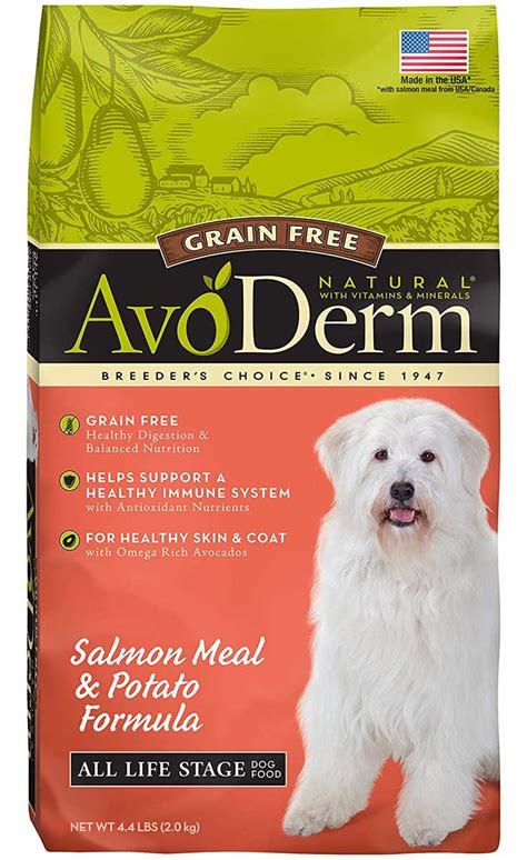 Hypoallergenic dog food options include venison and potato, duck and pea, salmon and potato or even kangaroo, as long as the dog hasn't been exposed to these ingredients in the past. What is the Best Dog Food for Skin Allergies? | Therapy Pet