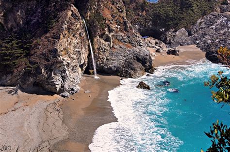 The Gorgeous Mcway Falls Of Big Sur In California