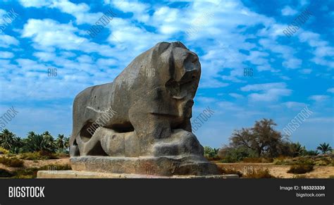 Statue Babylonian Lion Image And Photo Free Trial Bigstock