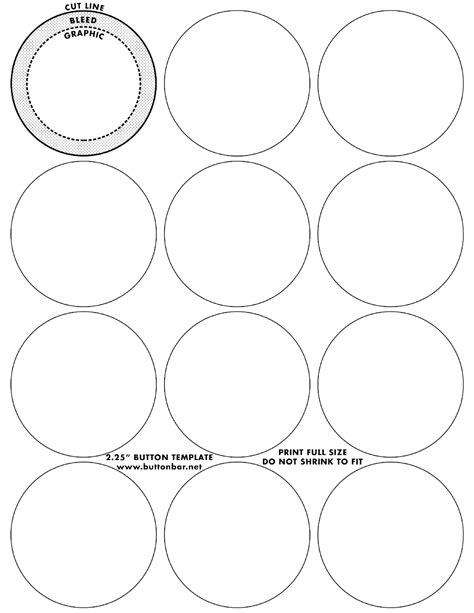 Button Badge Template Free Printable Templates