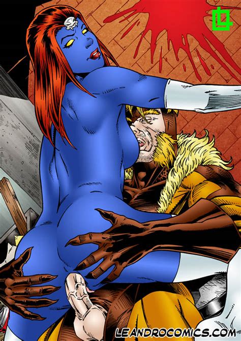 Rule 34 Alley Anal Cowgirl Position Female Human Leandro Comics Male Marvel Mystique