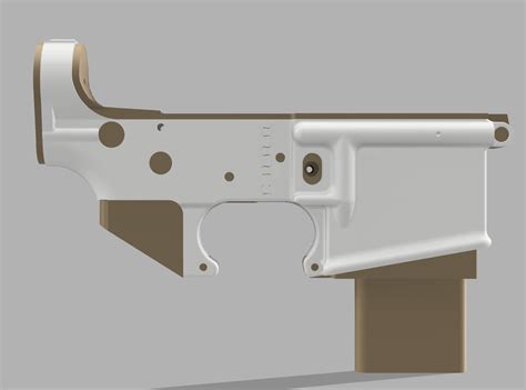 Stl File Ar 15 Lower Mil Spec Painting Hydrographic Cover 🖼️・3d