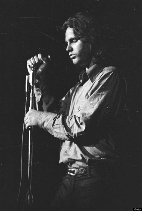 Jim Morrison On Stage Singing