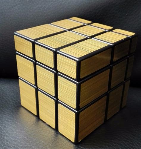 Cubo Mirror Gold Dorado Original Shengshou Rubik Espejo 32000 En
