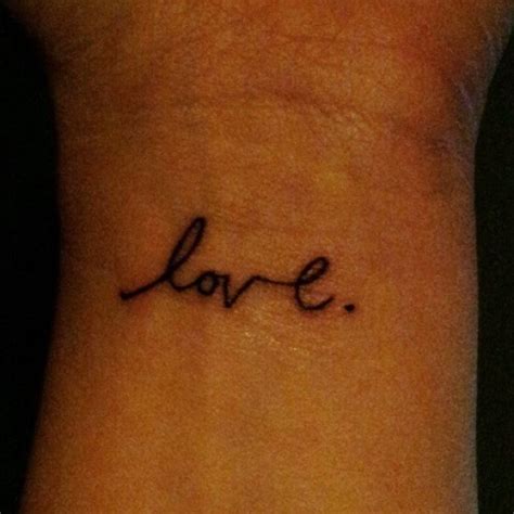 Love Wrist Tattoo Love Wrist Tattoo Love Tattoos Tattoos And Piercings