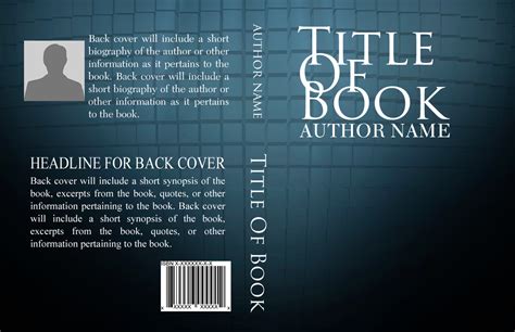 The back of a book cover is the perfect place to put this social proof. Basic Book Cover Templates - Self-Publishing Relief