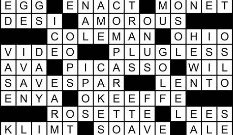 instructs crossword clue