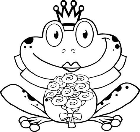 Cute Frog Coloring Pages Images