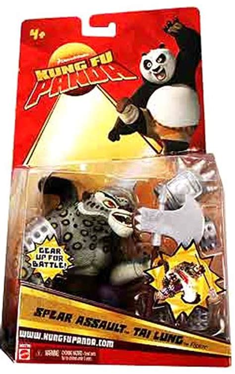 Kung Fu Panda Tai Lung 5 Action Figure Spear Assault Mattel Toys Toywiz