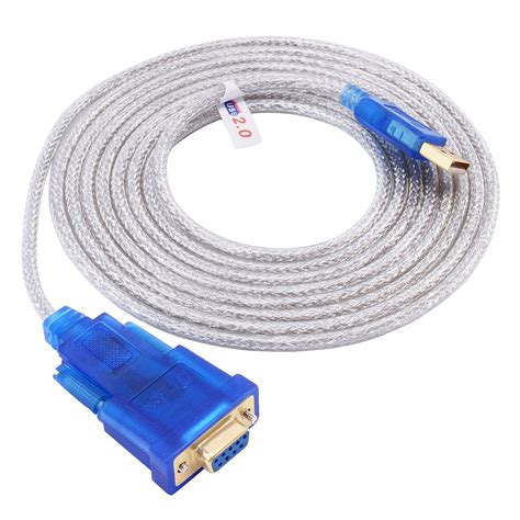 Buy DTech USB To Serial Adapter 10 Ft USB To RS232 DB9 Female Cable