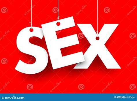 Sexo Letras En Secuencias Stock De Ilustración Ilustración De Tipo