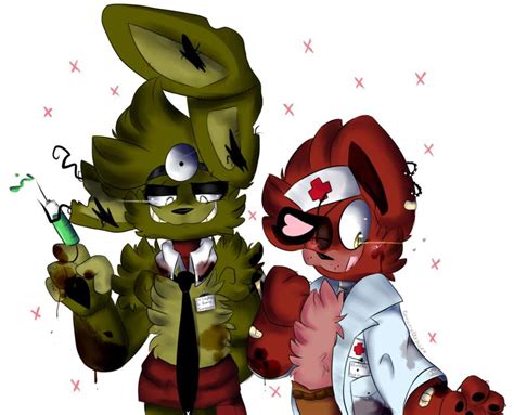 Foxtrap Foxy × Springtrap Wiki Five Nights At Freddys Ptbr Amino