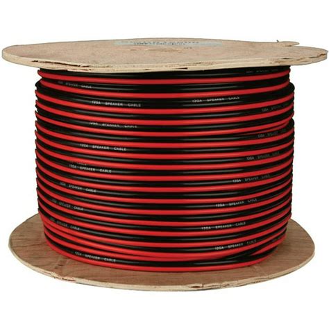Speaker Wire 14 Gauge Red Black Paired Coil Of 500 Feet