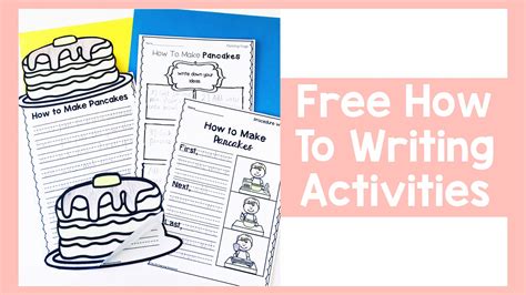Free How To Writing Worksheets And Crafts Terrific Teaching Tactics